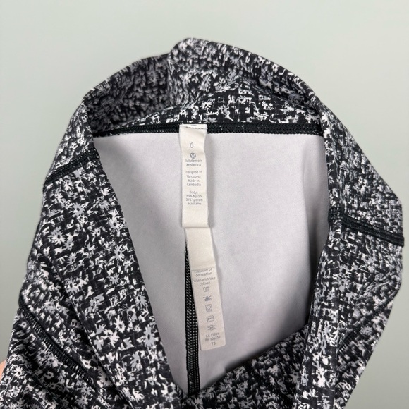 Lululemon Wunder Under Leggings Daisy Dust Alpine Size 6 - Picture 8 of 8